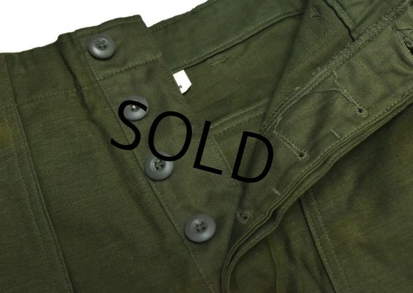 画像3: 【デッドストック】 60’s【U.S.ARMY】【米軍実物】【OG107】【UFOボタン】【ベイカーパンツ】【ユーティリティパンツ】【30ｘ29】 (3)