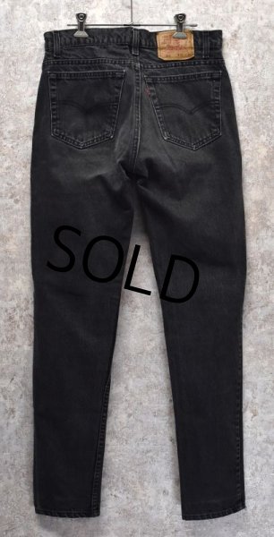 画像4: 【ビンテージ】【USA製】【LEVI'S】【リーバイス】５１２【512】【黒】【デニムパンツ】【32ｘ34】  (4)