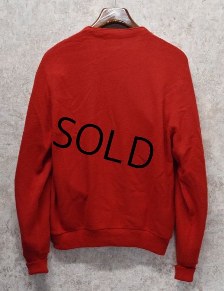 画像3: USA製【ビンテージ】マンシングウェア【GRAND SLAM】【赤】【アクリルカーディガン】【サイズL】  (3)