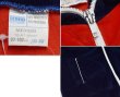 画像2: イングランド製【英国製】【ビンテージ】【BHS】【紺×赤】ベロアジャージ【トラックジャケット】【サイズM】  (2)