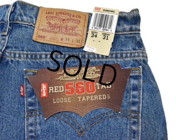 画像5: 【デッドストック】【USA製】【LEVI'S】【リーバイス】５６０【560-4891】【デニムパンツ】【34ｘ31】  (5)
