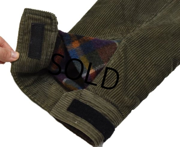 画像4: 90's~【ビンテージ】【BOSTON TRADERS】【ボストン トレーダーズ】M-65タイプ【チェック裏地】【中綿入り】【コーデュロイジャケット】【ＸＬ】  (4)