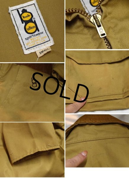 画像2: 70's~【ビンテージ】【bob allen】【ボブアレン】ベージュ×茶【ハンティングジャケット】サイズS  (2)