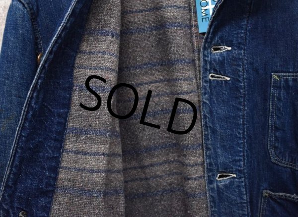 画像4: 【40's】【ビンテージ】【ブランケット裏地つき】【カバーオール】  (4)