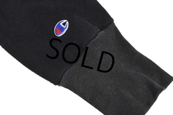 画像4: 【USA製】ビンテージ【チャンピオン】【リバースウィーブ】【黒×紺×グレー】【スウェット】【サイズXL】  (4)