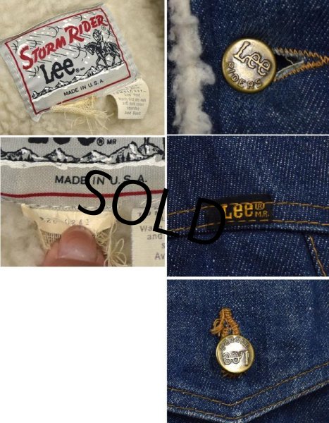 画像2: 【80's】【USA製】ビンテージ【Lee】リー【裏ボア付き】ストームライダー コート【ＸＬ程度】  (2)