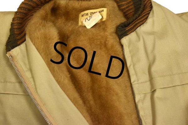 画像5: 70's【USA製】【ビンテージ】【WOOLENWEAR】【ベージュ】【ファラオコート】【サイズＬ】  (5)