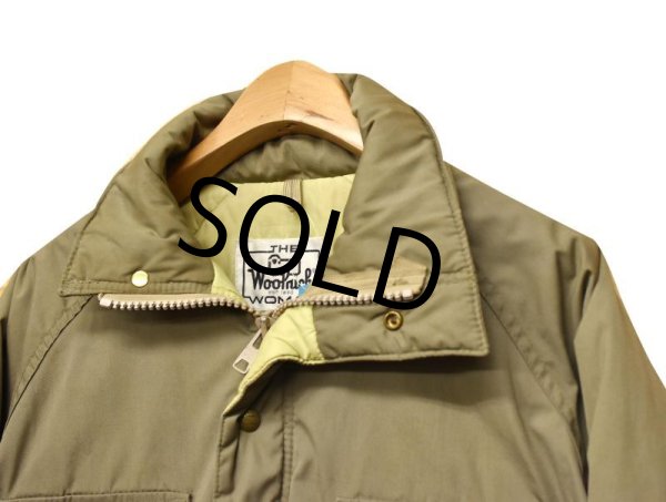 画像4: 【80’s】ビンテージ【ウールリッチ】WOOLRICH【中綿入りジャケット】【ベージュ】【レディース】【サイズW-L】  (4)