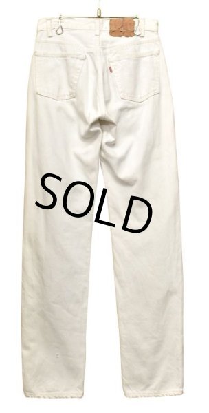 画像6: 【ビンテージ】【USA製】【LEVI'S】【リーバイス５０１】501【デニムパンツ】白【29x34】  (6)
