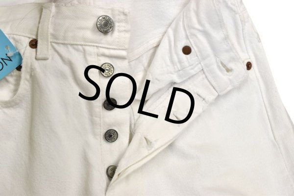 画像3: 【ビンテージ】【USA製】【LEVI'S】【リーバイス５０１】501【デニムパンツ】白【29x34】  (3)