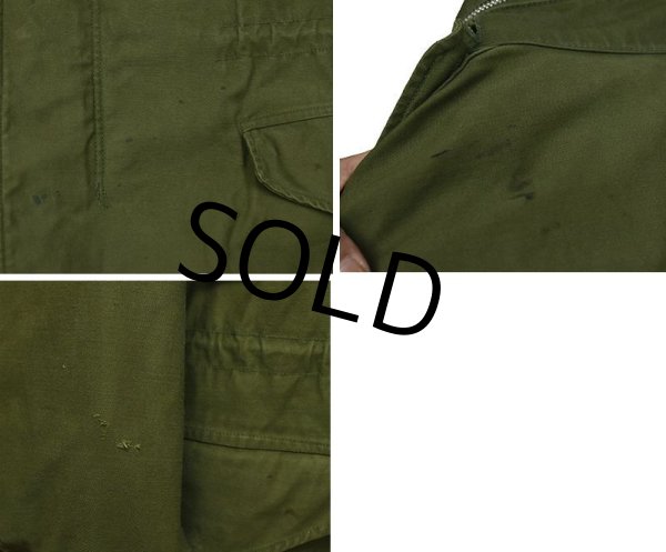 画像4: 【60's】【ビンテージ】【米軍実物】【2型】【2'nd】【M-65】S-SHORT【アルミジップ】【エポレット】【フィールドジャケット】【S-S】  (4)