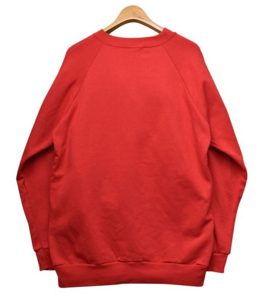 画像4: ~90's【USA製】【Textile Prints】ビンテージ【エバーグレーズ国立公園】【Everglades National Park】【赤】【スウェット】【サギ】【サイズXL】   (4)