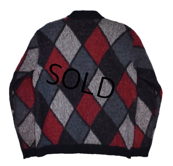 画像3: 【ビンテージ】【60’s〜】【BRENT】ブレント【アーガイル】【モヘアカーディガン】Sサイズ程度【ボーイズL】  (3)