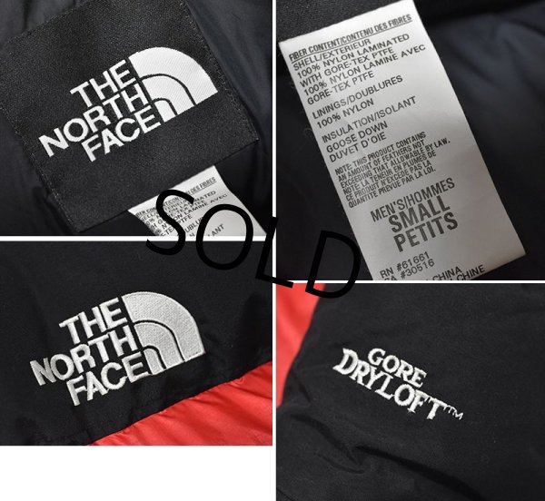 画像2: 【ビンテージ】【90’ｓ〜】【The north face】【ザ ノースフェイス】【赤ｘ黒】【ゴアドライロフトジャケット】【ダウンジャケット】【サイズＳ】  (2)