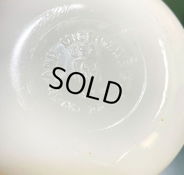 画像2: ビンテージ【アンティーク】【ファイヤーキング】fire king【ホワイト】★【カスタードカップ】【小鉢】DD1130-1 (2)