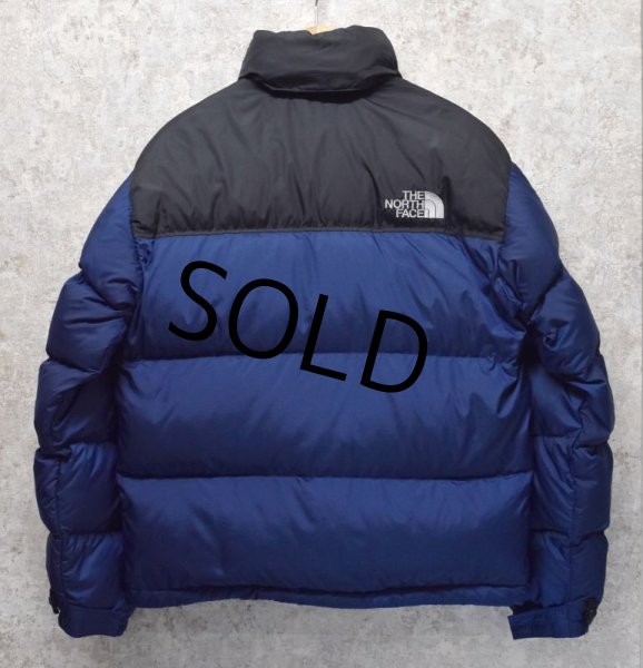 画像3: ノースフェイス【THE NORTH FACE】【ヌプシダウンジャケット】【ヌプシ700】【黒×紺】【サイズM】  (3)