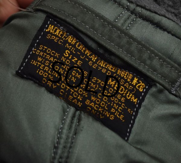 画像3: 60's【ビンテージ】【米軍実物】【USAF】【N-2B】【6278D】【黒タグ】【フライトジャケット】【サイズM】  (3)