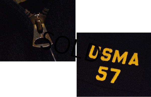 画像3: 【50's】【ビンテージ】【USMA】【CADET STORE WEST POINT】【カデットストアウエストポイント】【黒】【ウール】【カデットコート】【サイズXL程度】  (3)