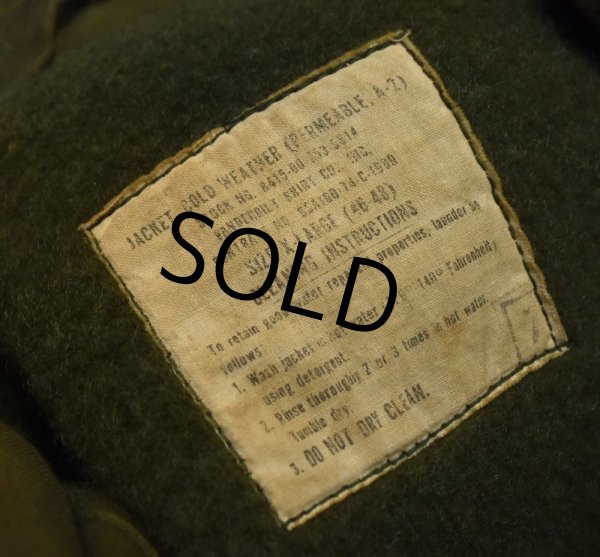 画像2: 70's【米軍実物】【ビンテージ】U.S.NAVY【A-2】【デッキジャケット】【サイズXL】  (2)