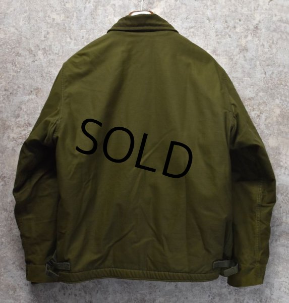 画像4: 70's【米軍実物】【ビンテージ】U.S.NAVY【A-2】【デッキジャケット】【サイズXL】  (4)