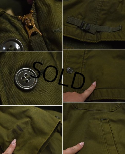 画像3: 70's【米軍実物】【ビンテージ】U.S.NAVY【A-2】【デッキジャケット】【サイズXL】  (3)