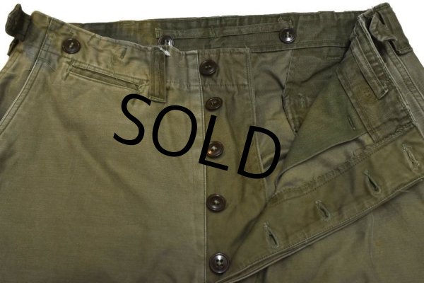 画像6: 40's【ビンテージ】【米軍実物】U.S.ARMY【M43】フィールドパンツ【W34程度】  (6)