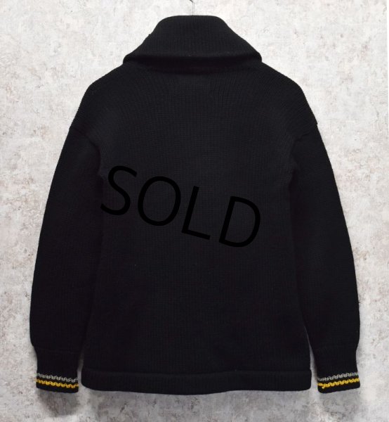 画像3: 【ビンテージ】【40's】【米軍】USMA カデットカーディガン ショールカラーカーディガン 【サイズM程度】  (3)