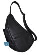 画像1: 【ビンテージ】【Healthy Back Bag】アメリバッグ【ヘルシーバックバッグ】黒【オールレザー】【ボディバッグ】  (1)