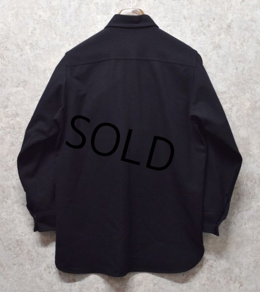 画像3: 40's 【ビンテージ】米軍実物 U.S.NAVY 片ポケット【CPOシャツ】【サイズS〜M程度】  (3)