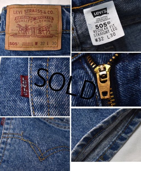 画像2: 【USA製】【ビンテージ】【LEVI'S】【リーバイス】【505】【デニムパンツ】【32ｘ30】  (2)