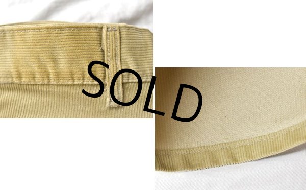 画像4: 【USA製】【デッドストック】【Lee】【リー】【ブーツカット】【ライトブラウン】【コーデュロイパンツ】【36x30】  (4)