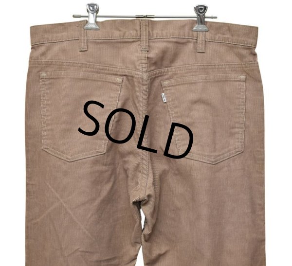 画像5: 80's【USA製】【ビンテージ】LEVI'S【リーバイス】【519】【タロン42】【ライトブラウン】【コーデュロイパンツ】【36×33】  (5)