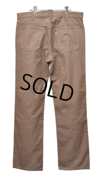 画像4: 80's【USA製】【ビンテージ】LEVI'S【リーバイス】【519】【タロン42】【ライトブラウン】【コーデュロイパンツ】【36×33】  (4)
