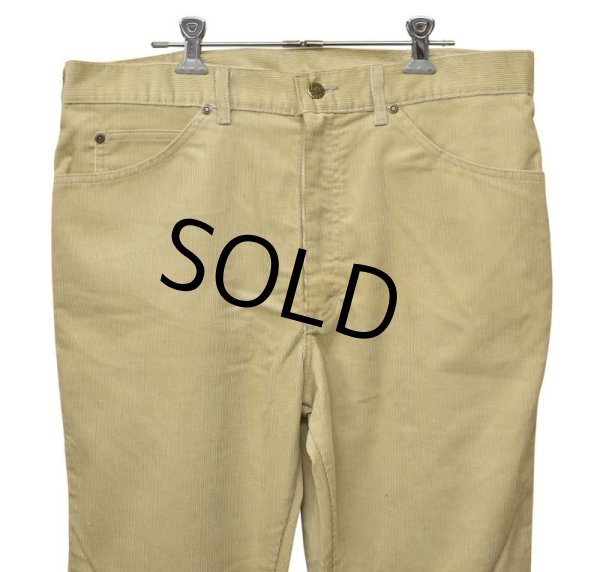 画像6: 【USA製】【デッドストック】【Lee】【リー】【ブーツカット】【ライトブラウン】【コーデュロイパンツ】【36x30】  (6)