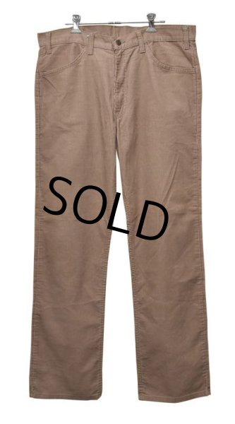 画像2: 80's【USA製】【ビンテージ】LEVI'S【リーバイス】【519】【タロン42】【ライトブラウン】【コーデュロイパンツ】【36×33】  (2)