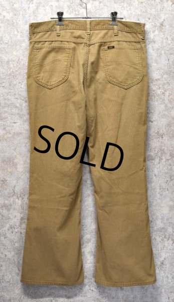 画像3: 【USA製】【Lee】【リー】【ブーツカット】【ライトブラウン】【コーデュロイパンツ】【w36】  (3)