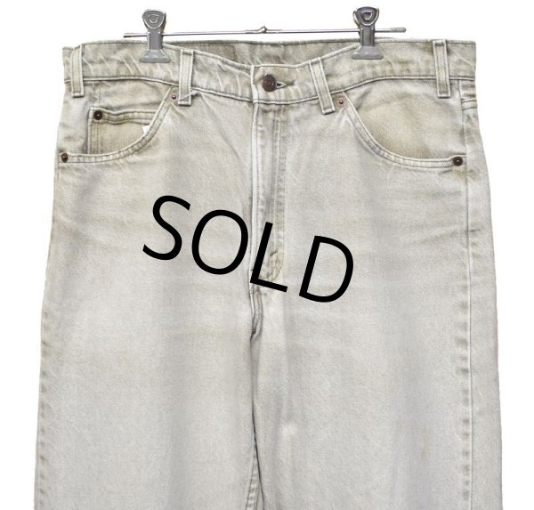 画像6: USA製【ビンテージ】【LEVI'S】【リーバイス】【550】【550】【ベージュグレー】【デニムパンツ】【34x34】  (6)