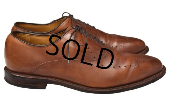 画像3: 【USA製】【アレンエドモンズ】【Allen Edmonds】weybridge【ブラウン】【プレーントゥ】【メダリオン】【内羽】【9D】【27cm程度】  (3)