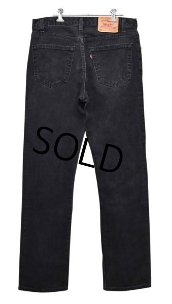 画像4: 【USA製】【ビンテージ】【LEVI'S】【リーバイス505】505【黒】【デニムパンツ】ブラックデニム【33x32】  (4)