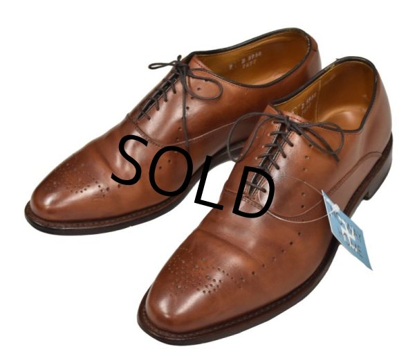画像6: 【USA製】【アレンエドモンズ】【Allen Edmonds】weybridge【ブラウン】【プレーントゥ】【メダリオン】【内羽】【9D】【27cm程度】  (6)