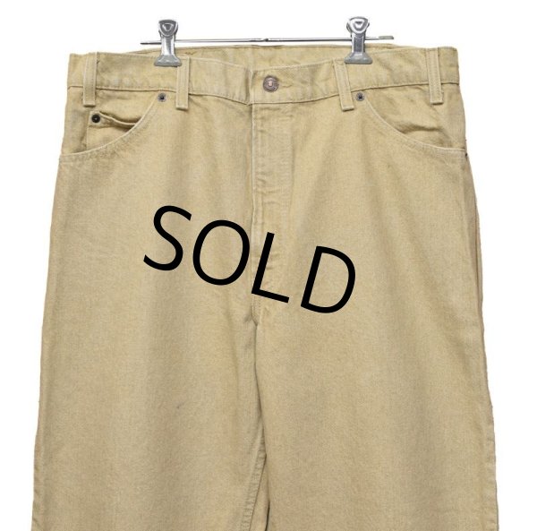 画像6: USA製【ビンテージ】【LEVI'S】【リーバイス】【550】【ベージュ】リラックスフィット テーパードレッグ【デニムパンツ】【36x34】  (6)