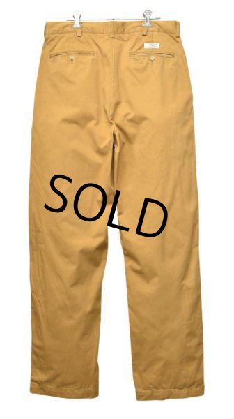画像4: 【POLO RALPH LAUREN】【ラルフローレン】【キャメル】ANDREW PANT【2タック】【コットンパンツ】【34×32】  (4)