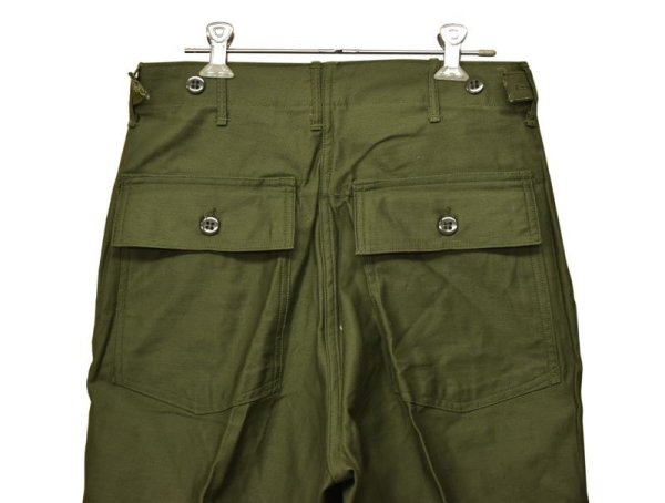 画像6: 【60's】【デッドストック】【米軍実物】【ビンテージ】OG107【平ボタン】【サイドアジャスター付き】【ベイカーパンツ】【ユーティリティパンツ】【サイズS】  (6)