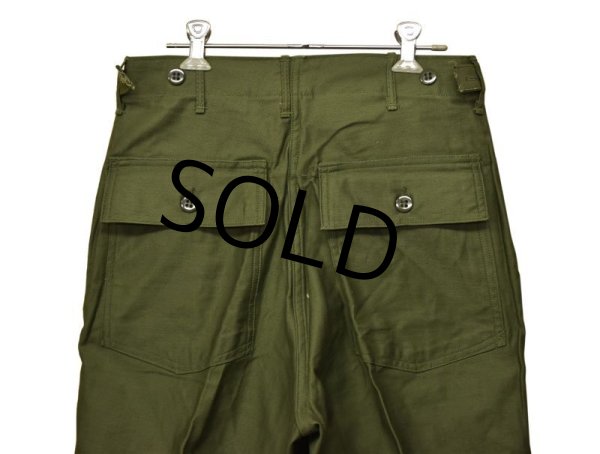 画像6: 【60's】【デッドストック】【米軍実物】【ビンテージ】OG107【平ボタン】【サイドアジャスター付き】【ベイカーパンツ】【ユーティリティパンツ】【サイズＭ】  (6)