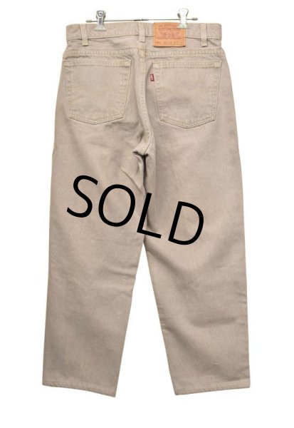 画像4: 【USA製】【ビンテージ】【LEVI'S】【リーバイス550】【550】【ベージュグレー】【デニムパンツ】【34x32】  (4)