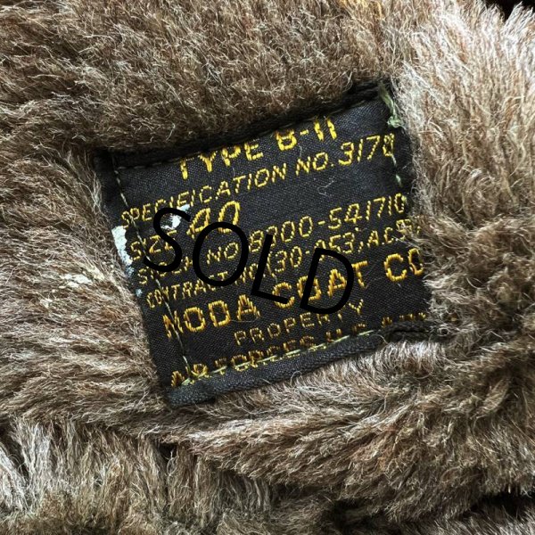 画像2: 40's【ビンテージ】【米軍実物】【USAAF】【B-11】【フライトジャケット】 【サイズ40】   (2)