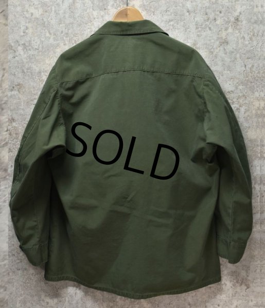 画像3:  60's【ビンテージ】【米軍実物】U.S.ARMY【リップストップ】【ジャングルファティーグシャツ】【ファティーグジャケット】【L-R】  (3)