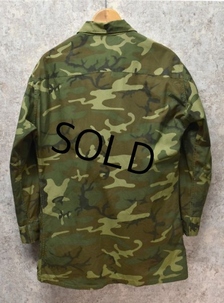 画像3: 【ビンテージ】【60's】【米軍実物】初期ERDL【ＥＲＤＬ】ノンリップ【ジャングルファティーグジャケット】【ファティーグシャツ】【L-R】  (3)