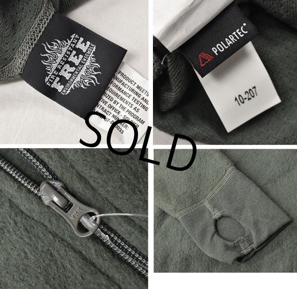 画像3: 【米軍実物】U.S.ARMY【ECWCS】ポーラテック【ミッドウエイト】【フレームレジスタントシャツ】【サイズS-R】   (3)