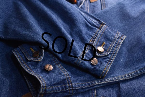 画像4: 【ビンテージ】【VENEZIA】【トグル付きデニムコート】デニムジャケット【ダッフルコート】【サイズ18/20】  (4)